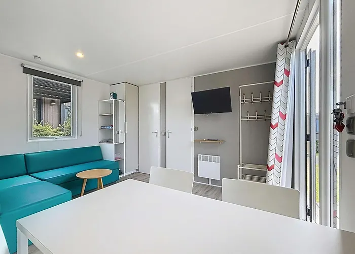 Mobil-home Grand Confort 4 Pers, 2 Chambres, 1 Sdb, Clim, Terrasse & Parking, A 200m De La - Fr-1-361a-2 Feriehus *