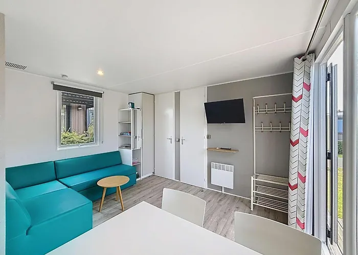 Feriehus Mobil-home Grand Confort 4 Pers, 2 Chambres, 1 Sdb, Clim, Terrasse & Parking, A 200m De La - Fr-1-361a-2 *