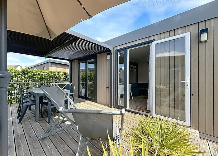 Feriehus Mobil-home Grand Confort 4 Pers, 2 Chambres, 1 Sdb, Clim, Terrasse & Parking, A 200m De La - Fr-1-361a-2 Jullouville-les-Pins